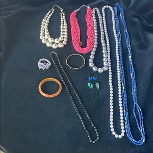 Elegant Multi-Color Necklace Set